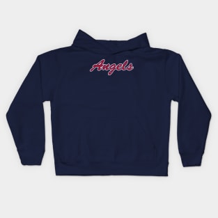 Angels Script – Red Kids Hoodie